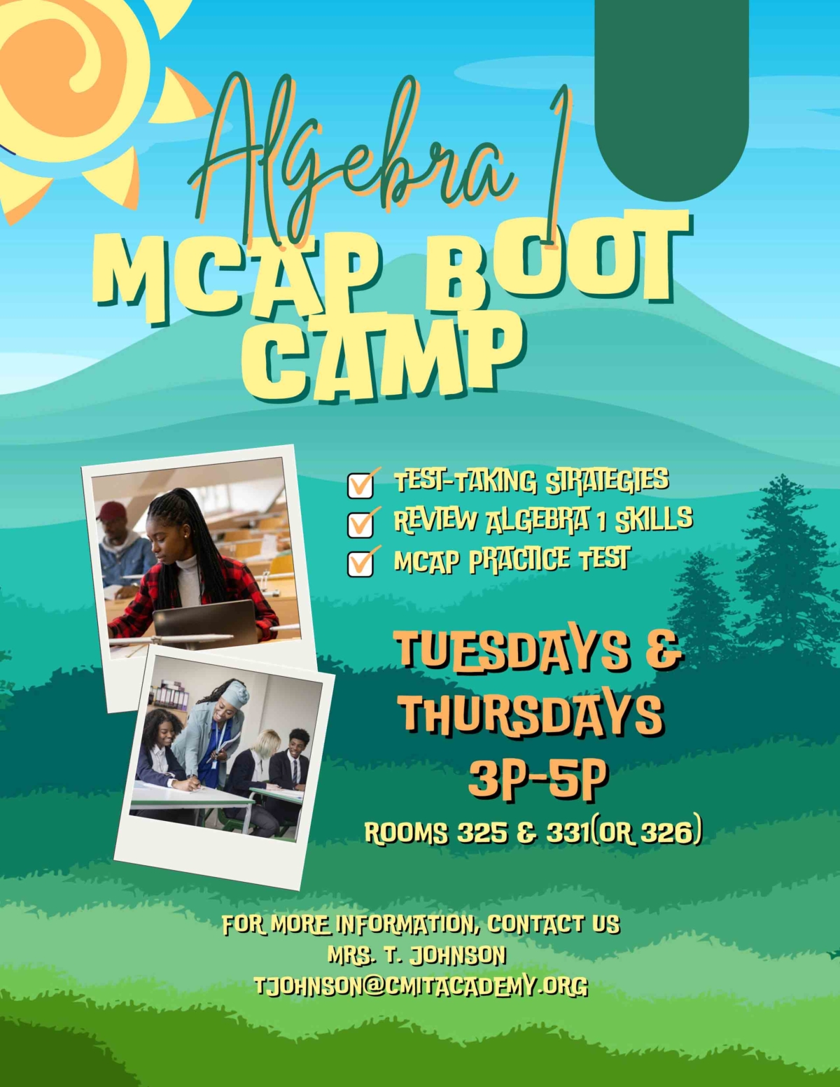 MCAP Boot Camp – Chesapeake Math and IT Academy North High School
